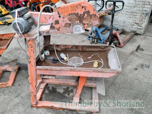 Redband brick saw 110v