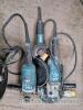 3 Makita angle grinders