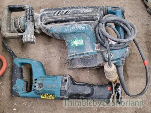 Makita breaker and Makita reciprocating saw