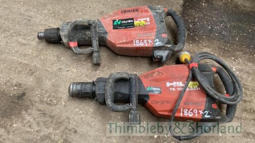 2 Hilti TE1000 breakers