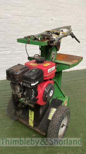 Hydraulic petrol driven log splitter