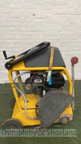 Acker Neuson BFS735 road saw with water tank