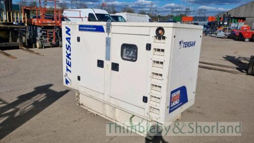 Teksan 51kva generator (2017) RMP