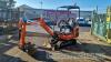 Kubota KX015 mini digger (2017)