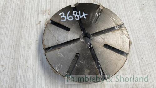 Lathe face plate 21cm diameter