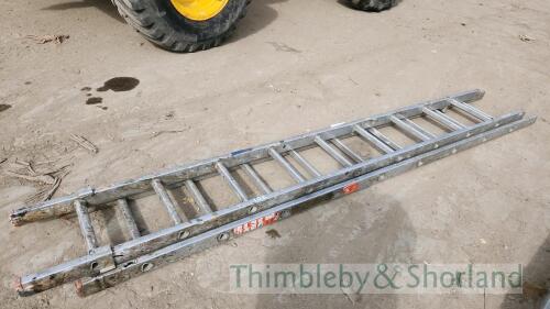 Double alloy ladder