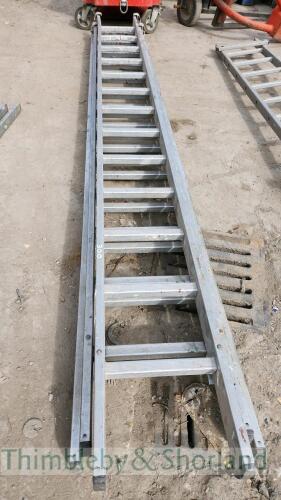 Triple alloy ladder