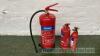 3 fire extinguishers