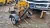 Terex 1-71 pedestrian roller and trailer - 4