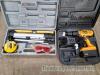 Maxwerx cordless drill and laser spirit level kit