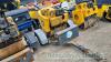 Terex MBR71 pedestrian roller and trailer