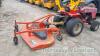 Massey Ferguson 1010 compact tractor with topper - 5