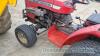 Massey Ferguson 1010 compact tractor with topper - 9