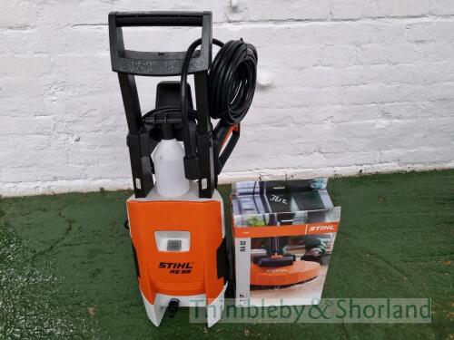 Stihl RE98 pressure washer & patio washer attachment