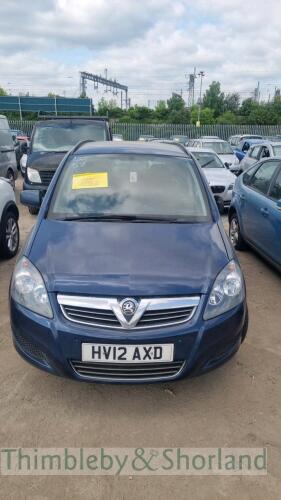 VAUXHALL ZAFIRA EXCLUSIV CDTI EFLX - HV12 AXD.