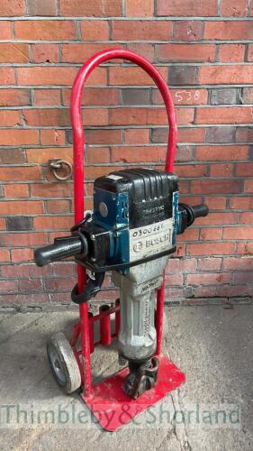 Bosch GSH27VC breaker on trolley