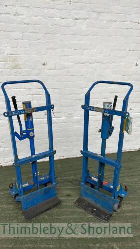 Pair of Skoots SK2000 machine movers