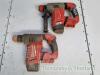 2 Milwaukee cordless hammer drills