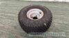 New 20x10.00-8 ride on mower wheel and tyre