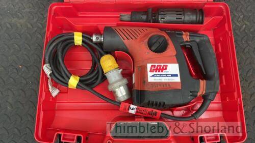 Hilti TE300 breaker and needle scabbler attachment