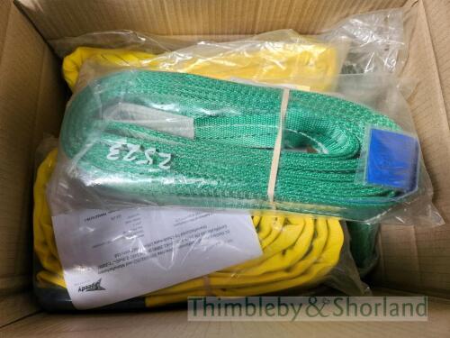 11 various lifting strops