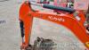 Kubota U10 micro digger - 3