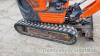 Kubota U10 micro digger - 10