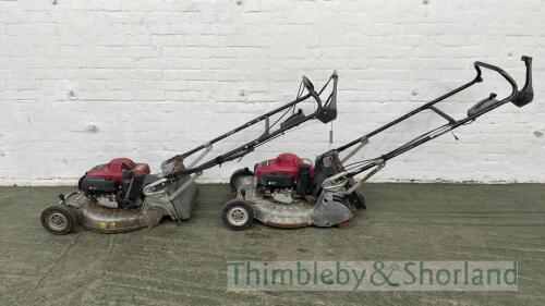 2 Honda roller mowers