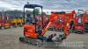 Kubota U17-3N mini excavator (2022) approx 96 hrs - 5