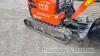 Kubota U17-3N mini excavator (2022) approx 96 hrs - 7