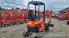 Kubota U17-3N mini excavator (2022) approx 96 hrs - 8