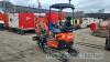 Kubota U17-3N mini excavator (2022) approx 96 hrs - 9