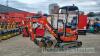 Kubota U17-3N mini excavator (2022) approx 96 hrs