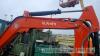 Kubota U48-4 excavator with hydraulic QH and buckets (2017) - 8