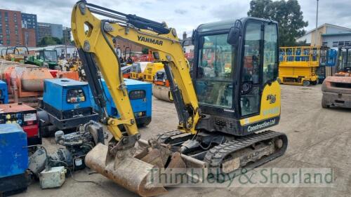 Yanmar SV26 mini digger (2019)