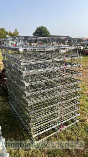 12 metal cage pallets