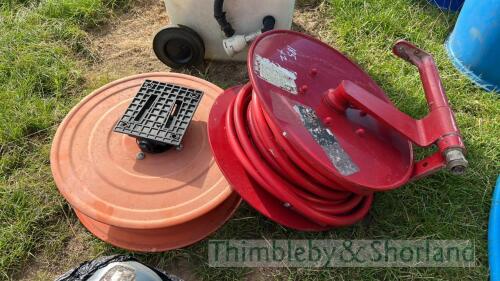 Fire hose reel and spare reel