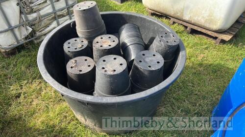 Quantity of flower pots