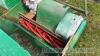 Ransomes 36in Mastiff cylinder mower and 2 spare collectors - 2