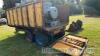 Twin axle hydraulic tipping trailer - 2