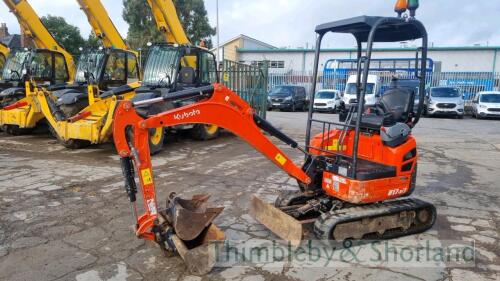 Kubota U17 mini digger (2018)