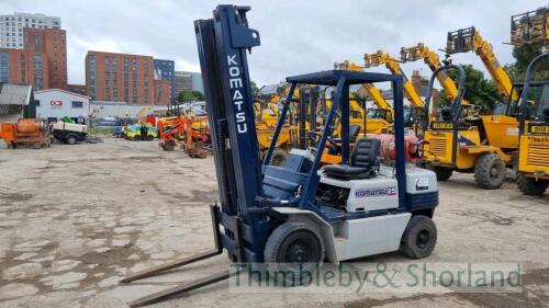 Komatsu gas powered forklift