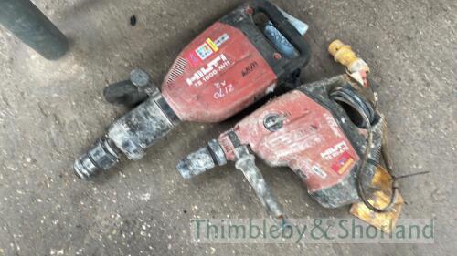 Hilti TE1000 breaker and Hilti TE80 breaker