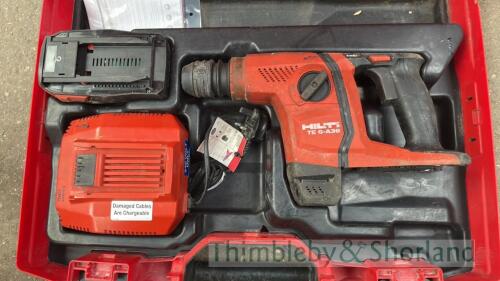 2 Hilti TE6-A36 cordless hammer drills