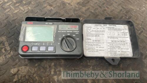 RS pro IRT 1900 digital RCD tester