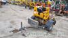 Terex MBR71 pedestrian roller and trailer A673376