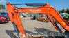 Kubota KX71-3 mini excavator with 3 buckets (2014) - 2