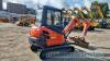 Kubota KX71-3 mini excavator with 3 buckets (2014) - 10