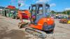 Kubota KX71-3 mini excavator with 3 buckets (2014) - 11