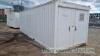 26ft x 9ft welfare cabin with office and drying room A633449 - 7